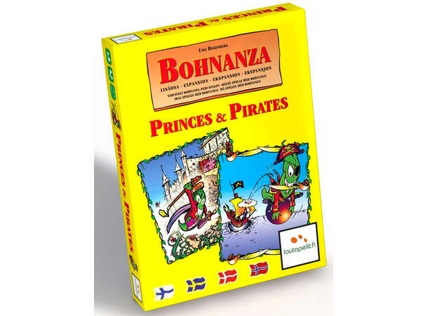 Bohnanza Princes and Pirates Kortspil Dansk  2 stk. Fritstående Bohnanza-spil 